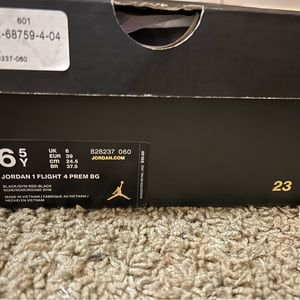 Jordan 1 Flight 4 Prem BG, size 6.5